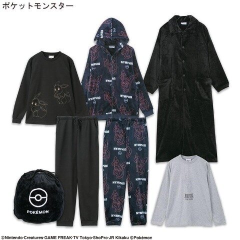 「ポケモン」アベイル福袋が12月2日12時よりオンラインで予約販売開始！ブラッキーやコダックなどをデザインしたアパレル5点セット全6商品