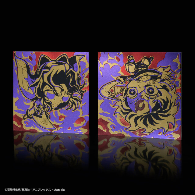 劇場版「鬼滅の刃」にふぉるめーしょん全ラインナップ公開！劇中名シーンモチーフの全34種、2色の箔が豪華に煌めく“無限レア”も