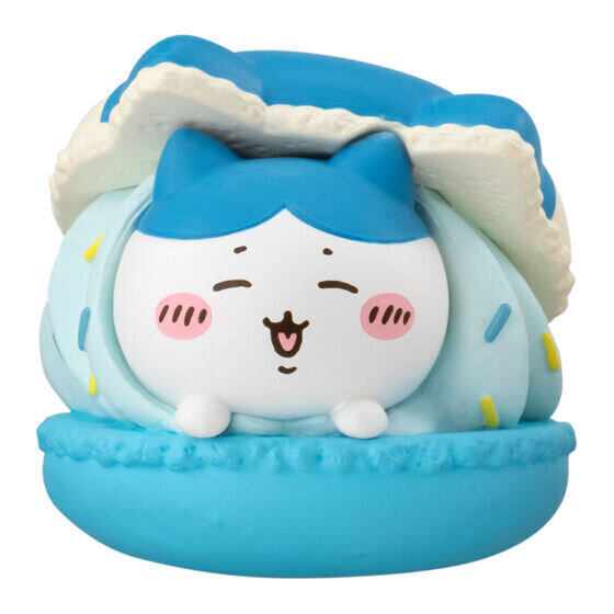 「ちいかわ」たちが、マカロンになっちゃった！上に乗った生地もお顔になっているガシャポン「きゃらまかろん」全4種がどれも可愛い