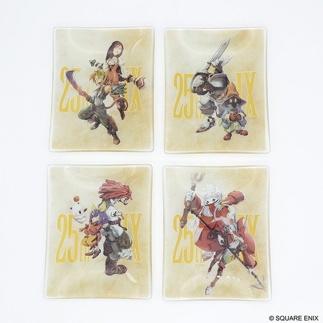 『FF9』絵皿として飾れるガラスプレートは全4種!各種商品が予約受付中―トートバッグやB6サイズノートなど、日常で使えるアイテムも