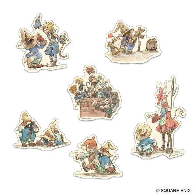 『FF9』絵皿として飾れるガラスプレートは全4種!各種商品が予約受付中―トートバッグやB6サイズノートなど、日常で使えるアイテムも