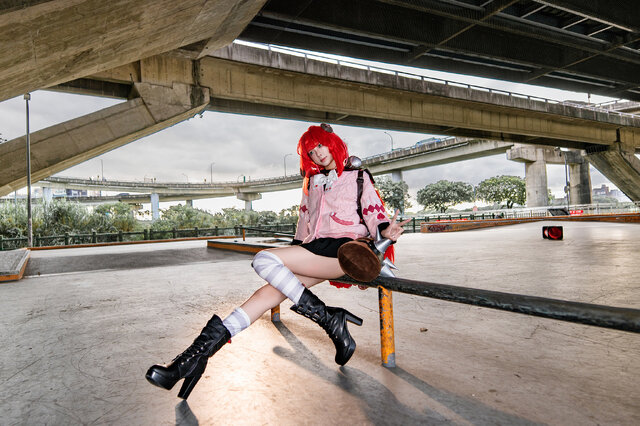 浮波柚葉『ゼンレスゾーンゼロ』/四巫日モミ(Instagram:momihi__444、X:@momihi__44)