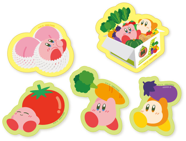 カービィたちが新鮮なやさいをお届け！動くデジタルクロックやくじなどを展開する『星のカービィ』キャンペーンが「ナムコ」にて実施