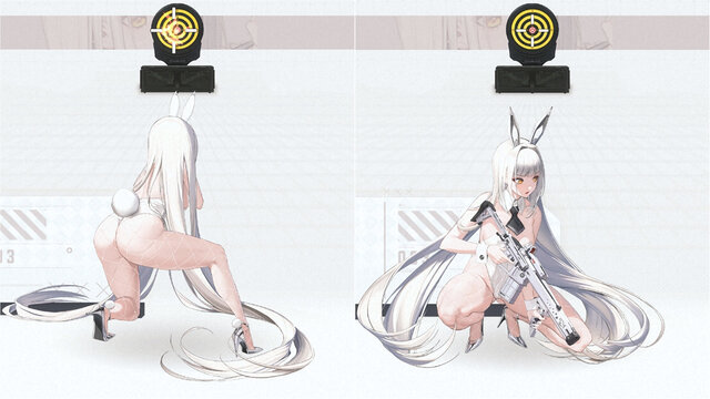 新コスは、まさかの“穿いてない”!? 『勝利の女神：NIKKE』バニーに着物、ユニフォームと多彩な「ブラン」の魅力爆発【フォトレポ】