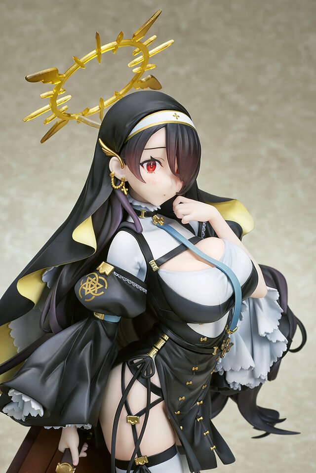 黒衣の修道服から魅せる太もも…！『ブルアカ』より「ヒナタ」1/7スケールフィギュアが予約受付開始