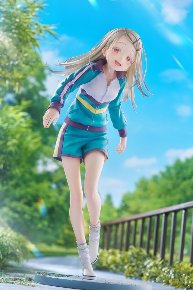 細く華奢な足で今にも倒れそうなのに、“にへら~”とした笑顔!『学マス』レッスンウェア姿の「篠澤 広」完全受注生産限定フィギュアが予約開始