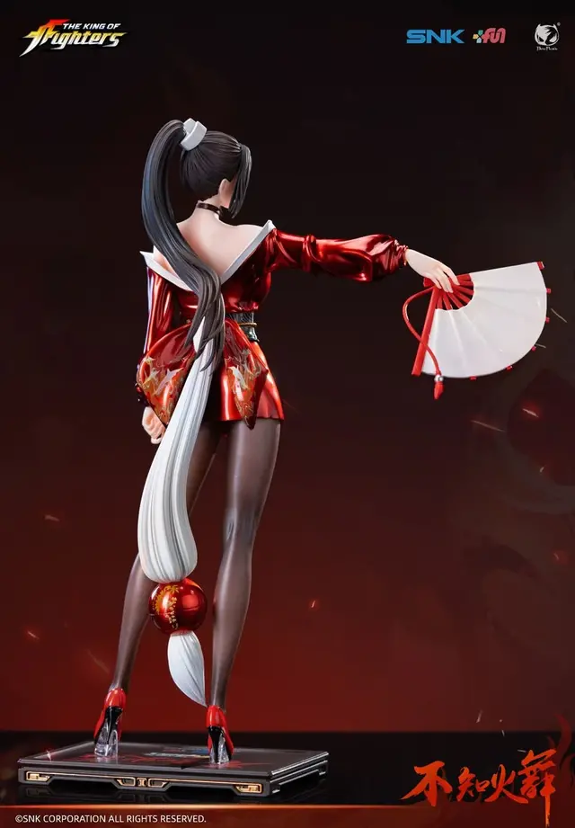 大きく開いた胸元がセクシー…！『KOF』より「不知火舞」が周年Ver. として1/4スケールフィギュア化、油紙傘により一味違うディスプレイに