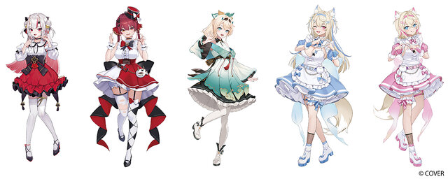 アニメイトの「ホロライブ」フェアに注目！百鬼あやめ、宝鐘マリンら5人が「ONIKAWAII」をテーマに描き起こしグッズ化