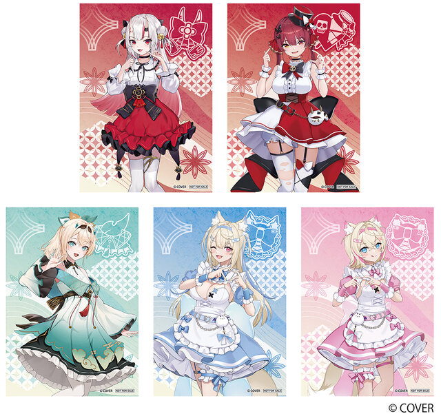 アニメイトの「ホロライブ」フェアに注目！百鬼あやめ、宝鐘マリンら5人が「ONIKAWAII」をテーマに描き起こしグッズ化