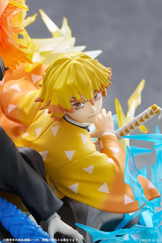 「鬼滅の刃」“雷鳴轟く死闘”を完全再現！「我妻善逸＆獪岳」ノンスケールフィギュアが予約締切間近ー限定特典には思い出場面写アクスタも