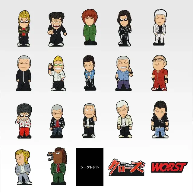 不良漫画の金字塔「クローズ＆WORST」が一番くじに！目玉は坊屋春道らのフィギュア、校章バッジなど世界観にあったグッズも