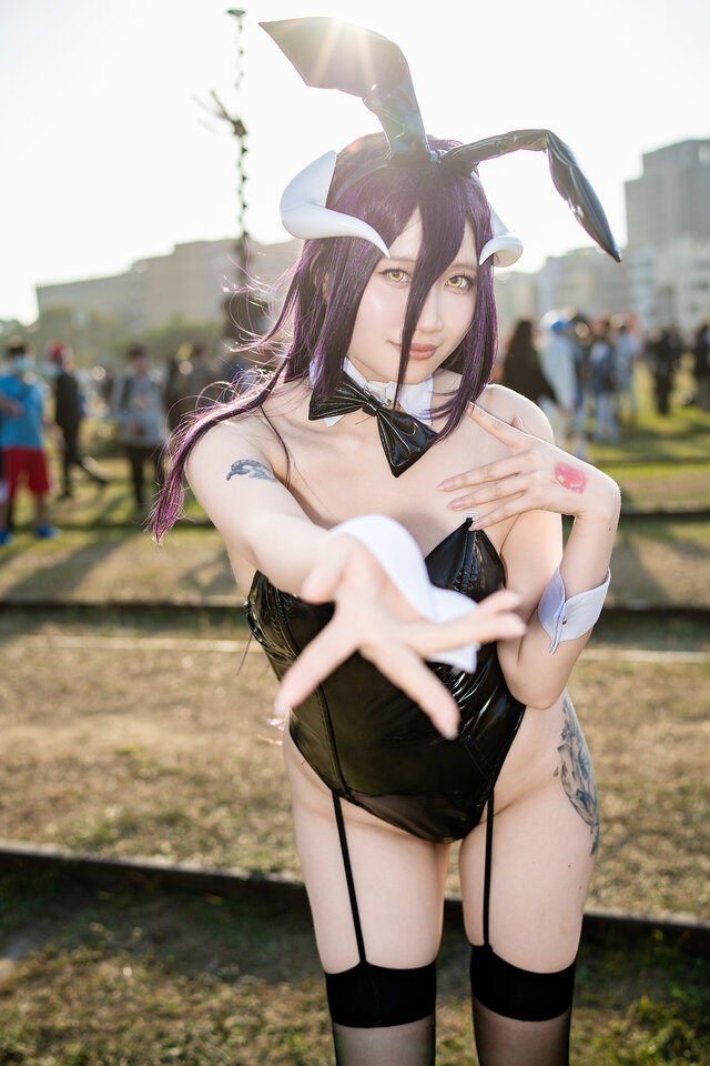 アルベド（バニーガールver.）「オーバーロード」／咲月（Instagram：_.satuski._）