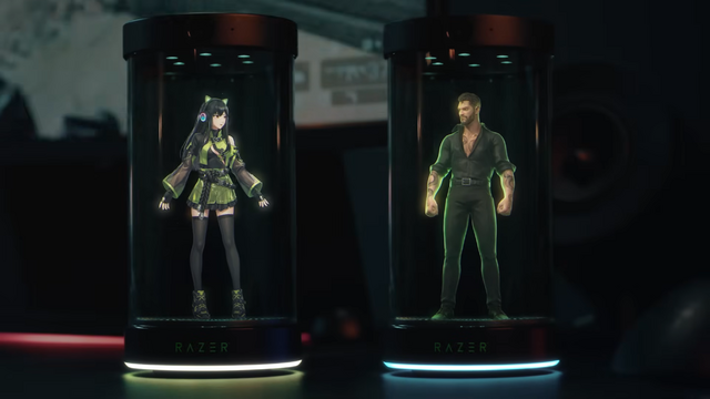 美少女や『LoL』伝説プレイヤーがゲーミングライフをサポート!?Razerの卓上AIコンパニオンが近未来的