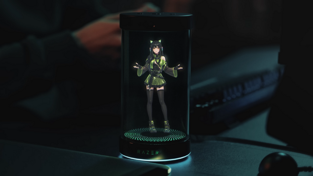 美少女や『LoL』伝説プレイヤーがゲーミングライフをサポート！？Razerの卓上AIコンパニオンが近未来的