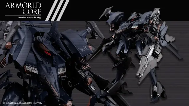 『ARMORED CORE 4』“烏殺し”の異名を持つ「オルレア」プラモデルがクール！鮮烈な登場シーンを再現、差し替えにより二刀流も