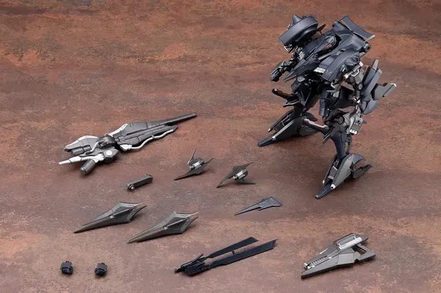 『ARMORED CORE 4』“烏殺し”の異名を持つ「オルレア」プラモデルがクール！鮮烈な登場シーンを再現、差し替えにより二刀流も