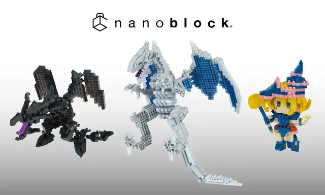 「遊戯王」ブラック・マジシャン・ガールはブロックになっても可愛い!作り応え抜群の「青眼の白龍」含む「ナノブロック」3商品