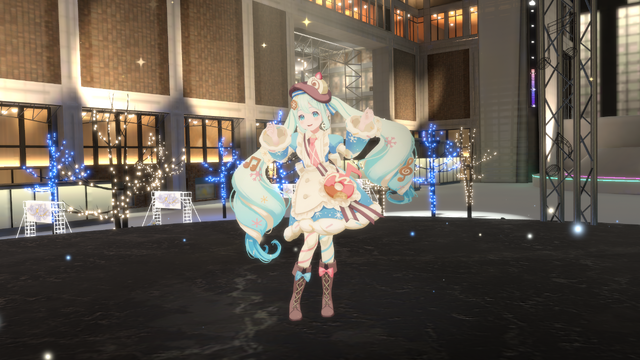 雪ミクパティスリーショー in VRChat