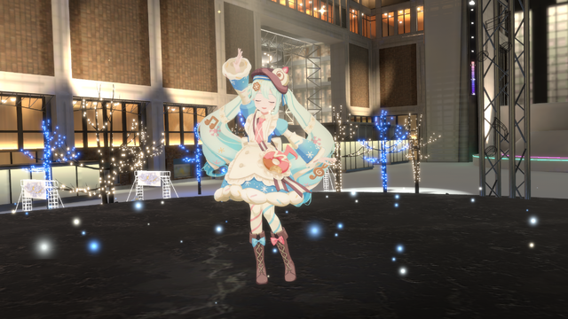 雪ミクパティスリーショー in VRChat