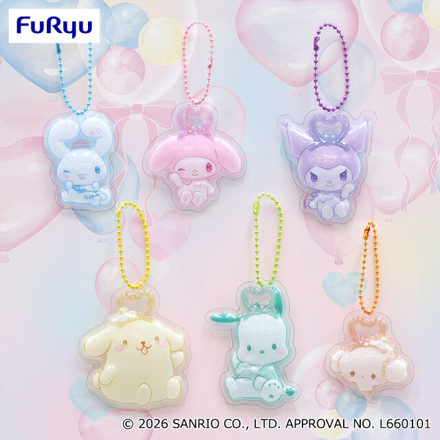 「シナモロール」3月6日の誕生日をみんなでお祝い！マイメロディやクロミなど、限定アートを使用したプライズが2月上旬展開