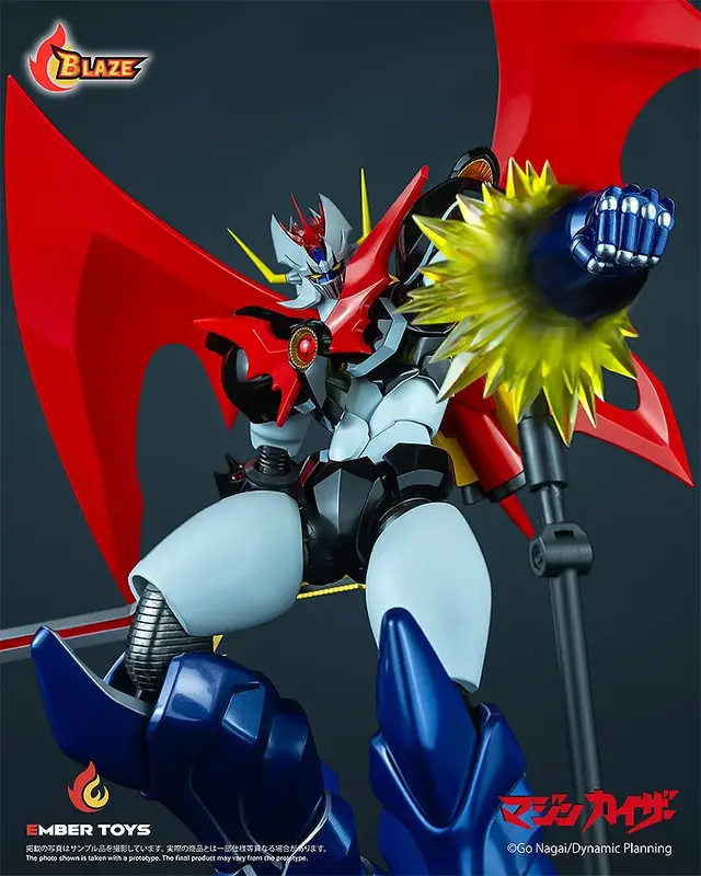 革新のダブルギミック！「BLAZE マジンカイザー（オリジナル版）」アクションフィギュアが予約開始ー電動回転、発光演出が可能