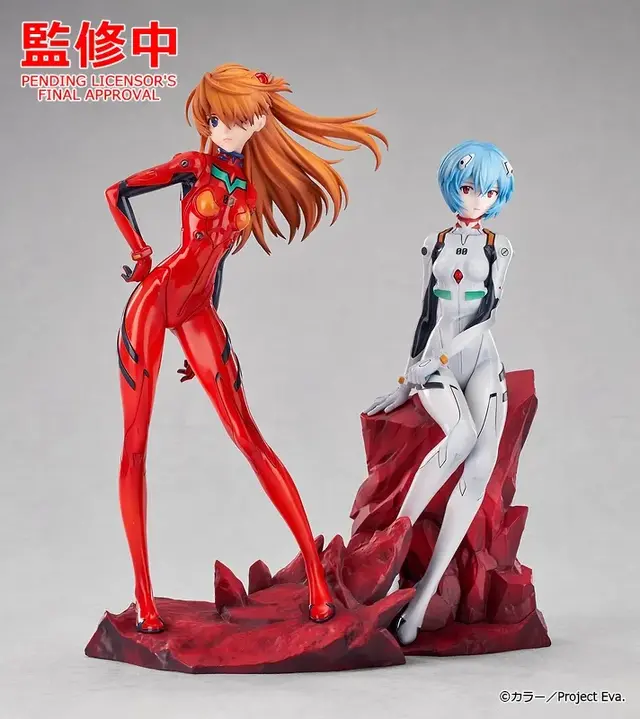 「エヴァンゲリオン」綾波、アスカの新作フィギュア6種が一挙公開！プラグスーツ姿や水着、さらにロングヘアVer.も