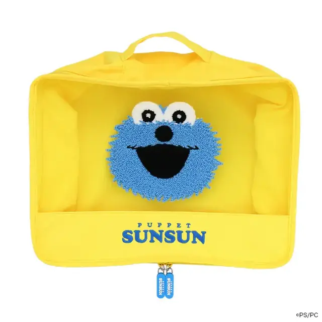 「パペットスンスン」新作トラベルグッズが本日2月13日18時より発売！スンスンたちをデザイン、おかおデザインのアイマスクなどもラインナップ