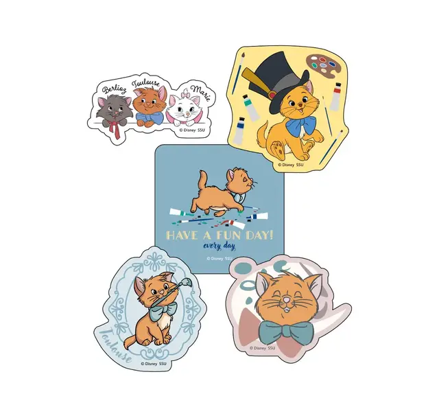 「ディズニー」の猫たちが大集合！Happyくじが2月20日発売ー目玉のマリー BIGぬいぐるほか、特別描き起こしデザイングッズを展開