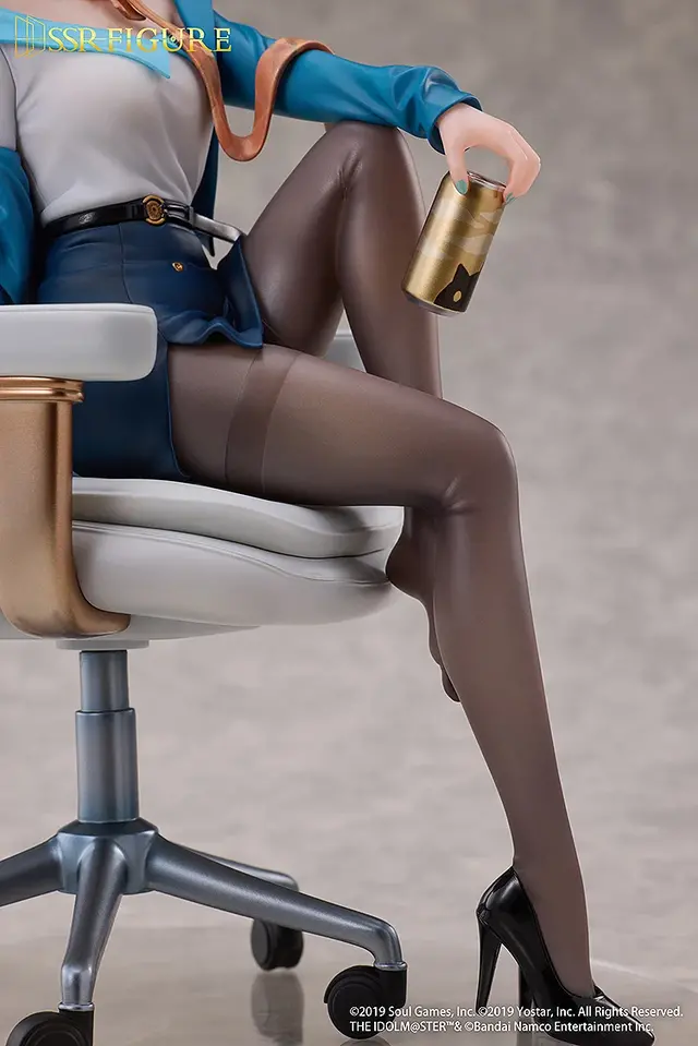 黒ストッキングのOLスタイル！『シャニマス』×『雀魂』コラボより「浅倉透」フィギュアが2次受注締切間近、顔造形の一部を修正する仕様変更も