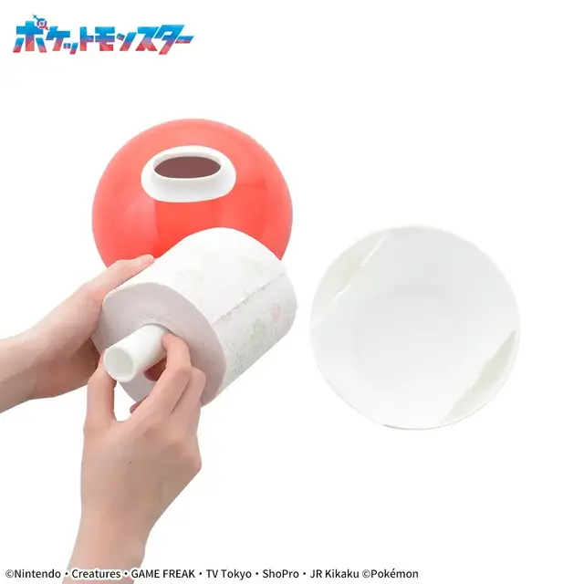 モンスターボールが置物でもかわいいティッシュケースに！ 3月13日よりプライズ景品として展開