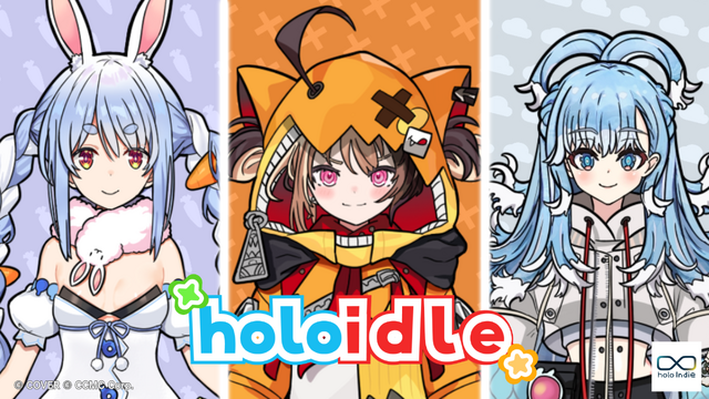 ホロライブ・兎田ぺこらがクリッカーゲーム『Holoidle』に参戦！こぼ・かなえるなども追加のDLC「Idol Character Pack」配信開始