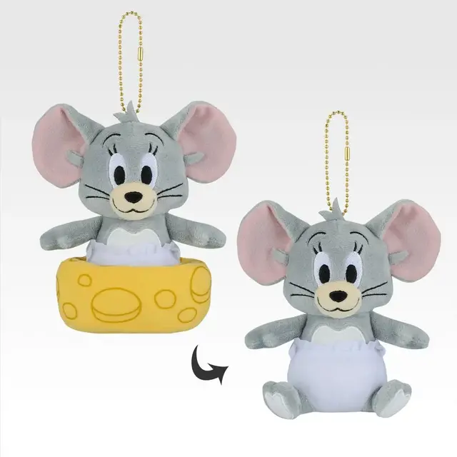 「トムとジェリー」新作一番くじの全ラインナップ公開！くったりポーズのぬいぐるみや、飛び出したハートが光るフィギュアなどがズラリ