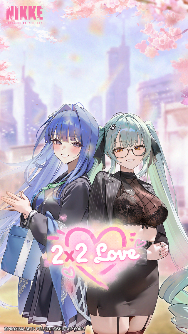 青春の物語が幕を開ける！『勝利の女神：NIKKE』新バージョン「2X2 LOVE」が3月19日配信、新SSRニケは謎の美少女転校生「アルカナ」
