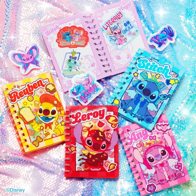 スティッチが可愛いデコラファッションに！シール帳やぬいぐるみもラインナップのHappyくじ「Stitch Colorful Kawaii」3月27日発売