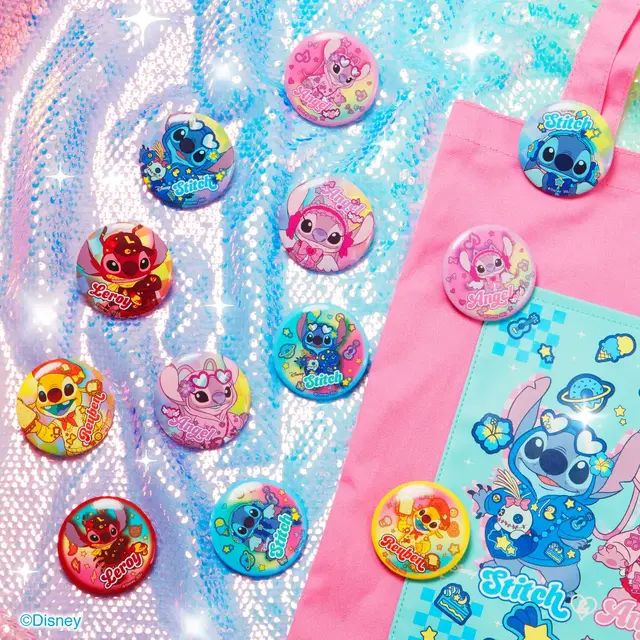スティッチが可愛いデコラファッションに！シール帳やぬいぐるみもラインナップのHappyくじ「Stitch Colorful Kawaii」3月27日発売