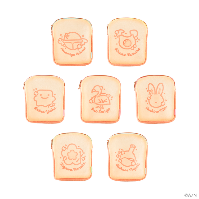 「にじさんじ」月ノ美兎、周央サンゴら7名が“食パンダッシュ”！走るアクスタや、普段使いにも良さそうな食パンポーチなどユニークなグッズを展開