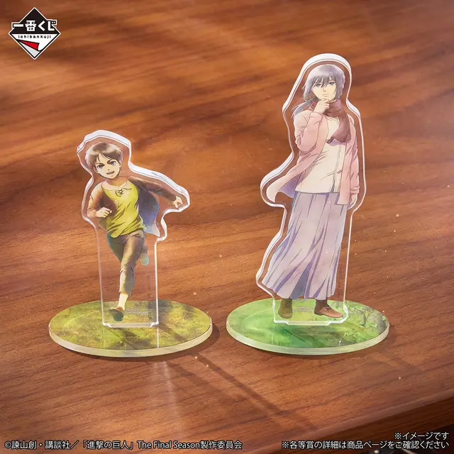 「進撃の巨人」新作一番くじの全ラインナップ公開！心臓を捧げるリヴァイや獣、鎧の巨人など4体を堂々立体化