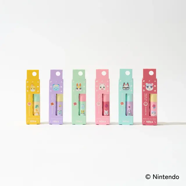 『どうぶつの森』スキンケアアイテムのパッケージが可愛い！葉っぱのマーク型リップケースや、ダイカットミラーなど雑貨も3月31日発売