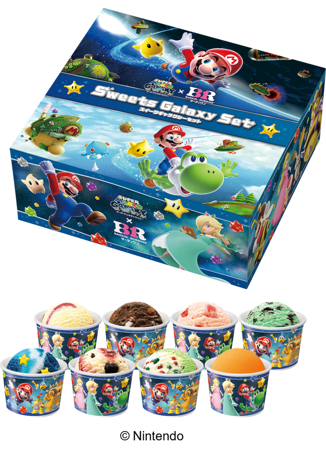 『スーパーマリオギャラクシー』×「サーティワン」コラボに魅力的な商品多数！新作フレーバーはじめ、”ロゼッタの絵本”に収納できるエコバッグなど