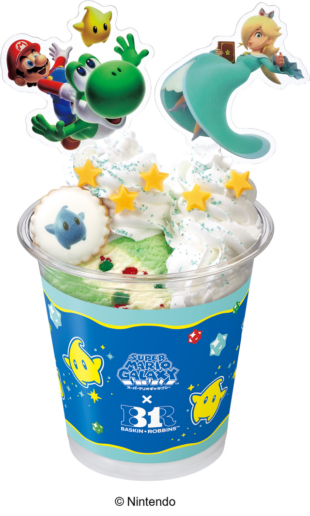 『スーパーマリオギャラクシー』×「サーティワン」コラボに魅力的な商品多数！新作フレーバーはじめ、”ロゼッタの絵本”に収納できるエコバッグなど