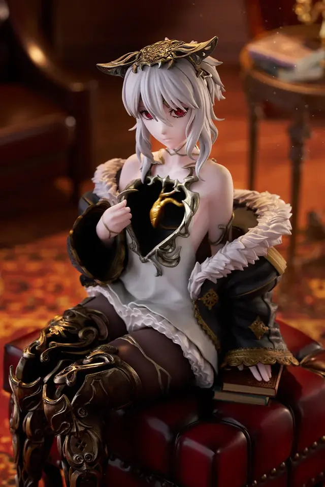 こだわりのムチムチ太もも！『CODE VEIN II』より「ルゥ・マグメル」がリラックスした座り姿で立体化、心臓部はパール・メタル塗装で神秘的