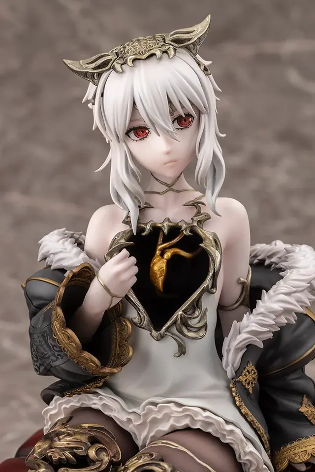 こだわりのムチムチ太もも！『CODE VEIN II』より「ルゥ・マグメル」がリラックスした座り姿で立体化、心臓部はパール・メタル塗装で神秘的