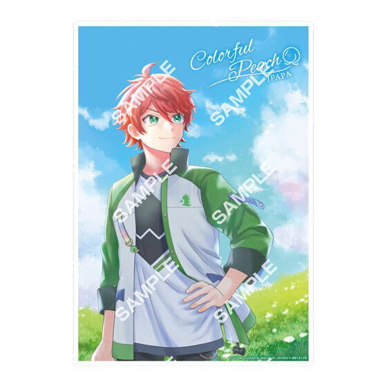 「カラフルピーチ」全種新規描きおろしイラスト使用！爽やかな青空と草原をイメージした全12種クリアポスター第3弾が、ガシャポン展開