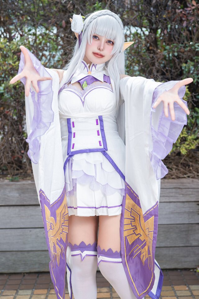 エミリア「Re:ゼロから始める異世界生活」／天音ちか（X：@amane_cos）