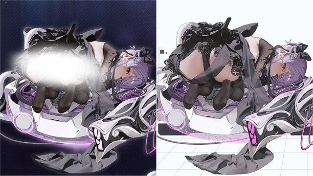 『勝利の女神：NIKKE』刺激的過ぎて“謎の光”連発だった新コスチュームを実機画像と比較！ これは修正も止むなし……【フォトレポ】