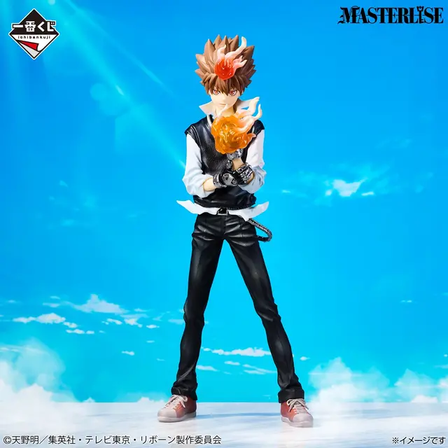 「家庭教師ヒットマンREBORN!」新作一番くじがオンライン販売！沢田綱吉たち5人のフィギュアや、ボンゴレリングと専用収納ケースも
