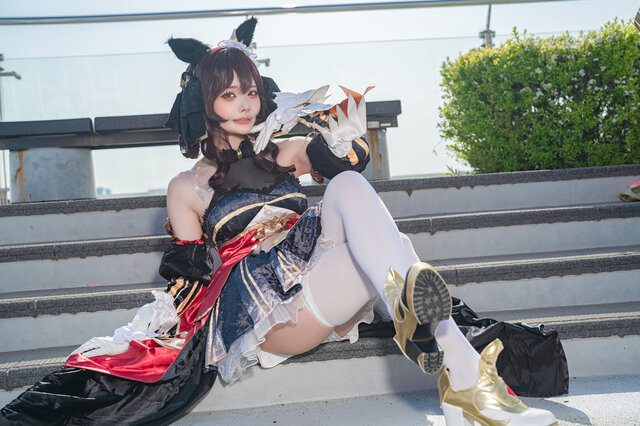 ジェンティルドンナ『ウマ娘プリティーダービー』／水羽えと（X：@Etocha_cos）