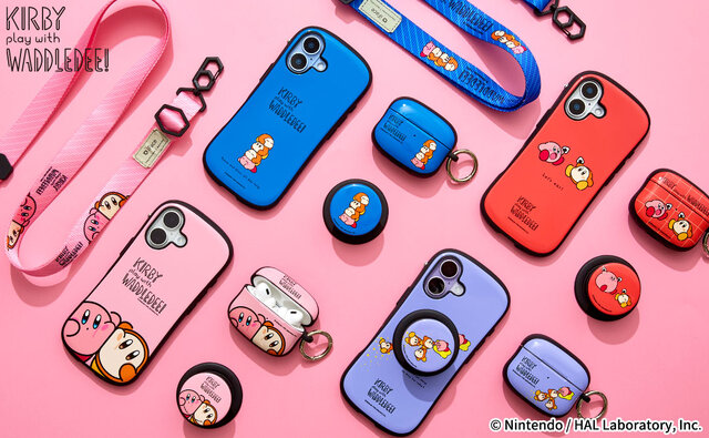 カービィ、ワドルディをスマホに！iFaceより新デザインのモバイルアクセサリーが登場