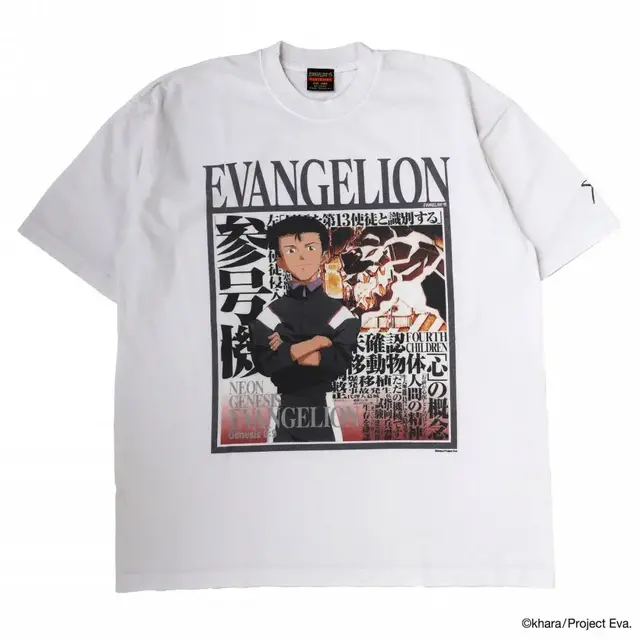 テレビ版『新世紀エヴァンゲリオン』放送当時の風合いをTシャツで再現！高級アパレル「EVANGELION:95」カプセルコレクションが新宿で初披露