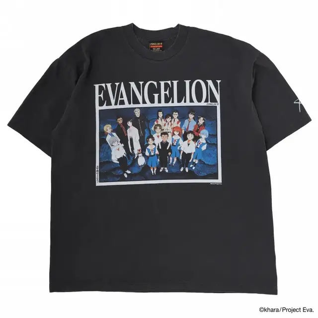 テレビ版『新世紀エヴァンゲリオン』放送当時の風合いをTシャツで再現！高級アパレル「EVANGELION:95」カプセルコレクションが新宿で初披露